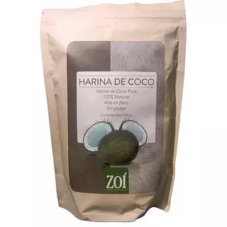 Harina De Coco 500 Gr Zoi