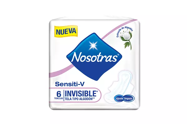 Toallas Nosotras Invisibles Sensitive-V