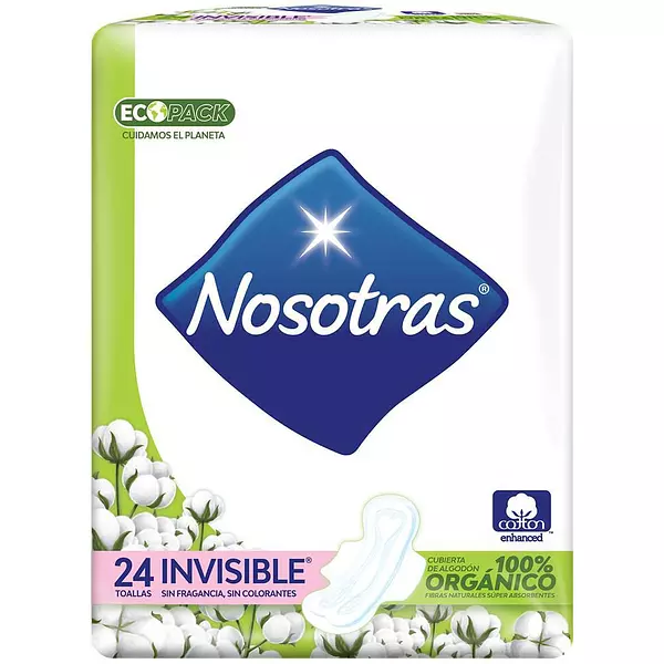 Toallas Nosotras Invisibles Orgánicas