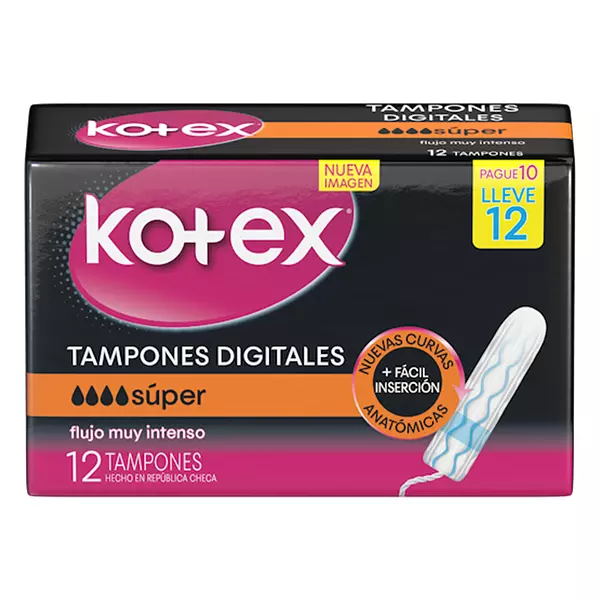 Tampones Kotex Digital Super