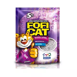Arena Sanitaria para Gato Fofi Cat Lavanda