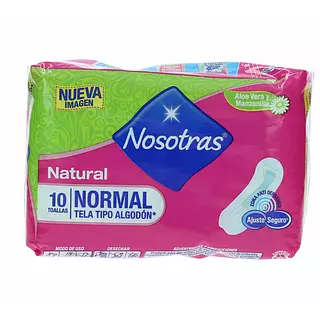 Toallas Nosotras Natural