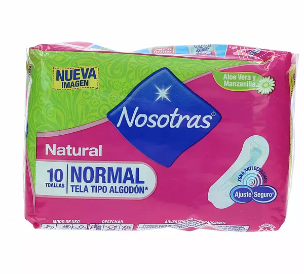 Toallas Nosotras Natural