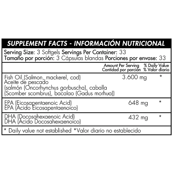 Omega-3 1200mg Healthy América