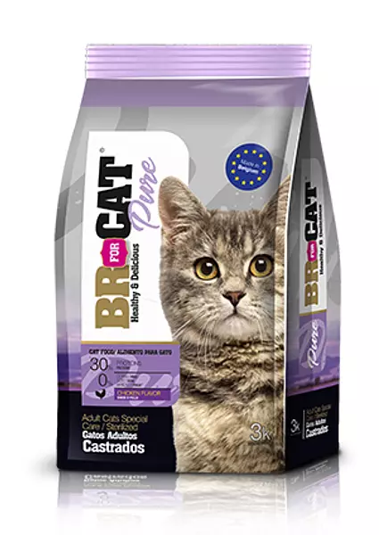 Br For Cat Pure Gatos Adultos Castrados
