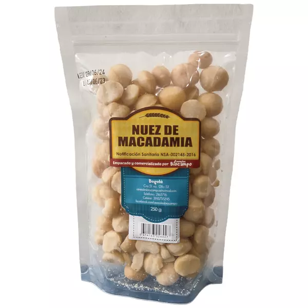 Nuez De Macadamia 250 Gr Biocampo