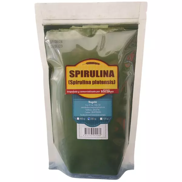 Spirulina En Polvo 250 Gr Biocampo