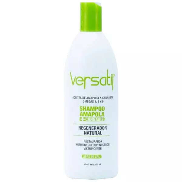 Shampoo Amapola + Cannabid 500 Ml Versatil