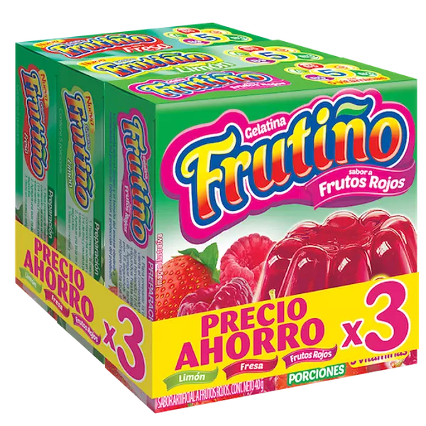 Gelatina Frutiño Pack