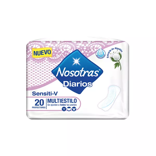 Protectores Nosotras Diarios Sensiti-V