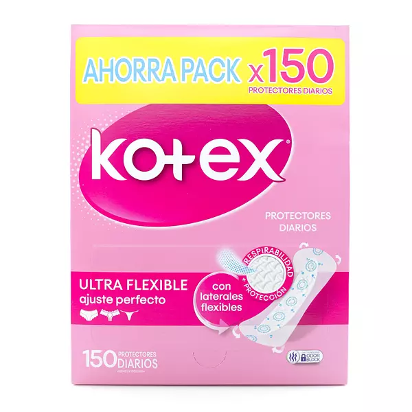 Protectores Kotex Ultra Flexibles