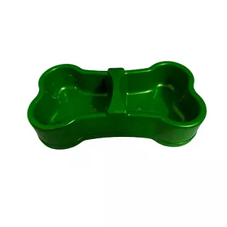 Comedero y Bebedero Doble Hueso Grande