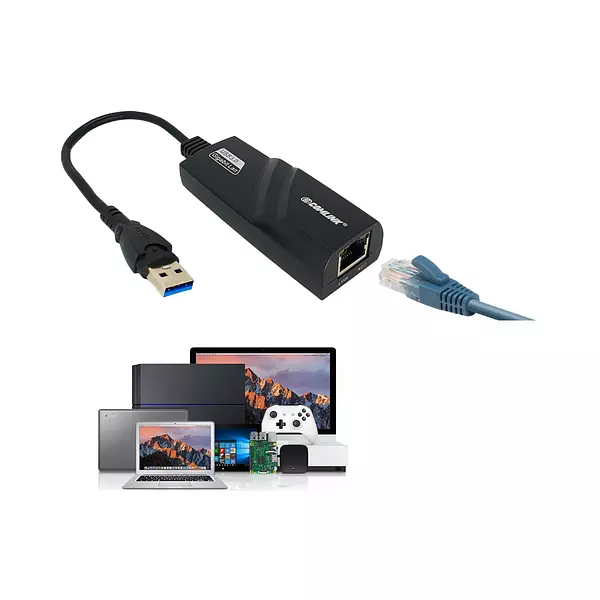 Usb Lan Rj45 3.0 Ethernet Velocidad 10/100/1000 Mbps