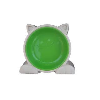 Comedero Bicolor Gato Sencillo
