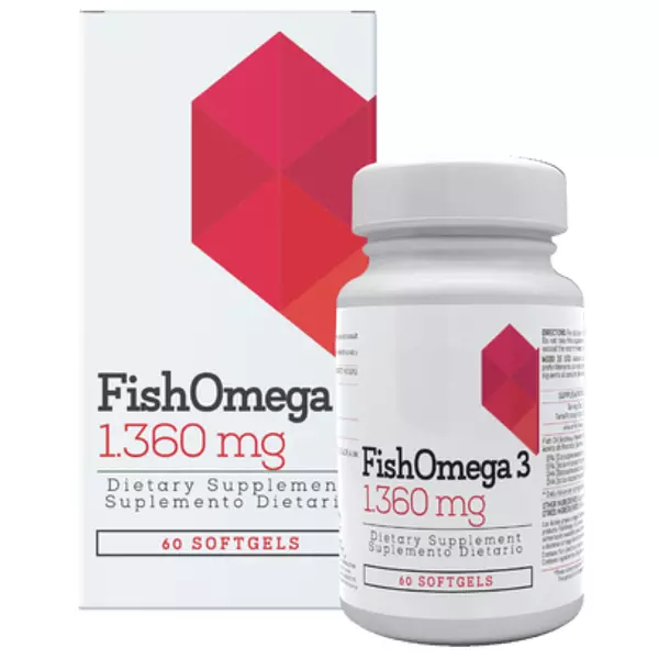 Fish Omega 3 1360mg 60 Softgels Healthy América