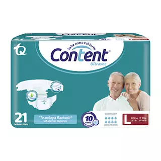 Pañales Content Ultrasec Talla L