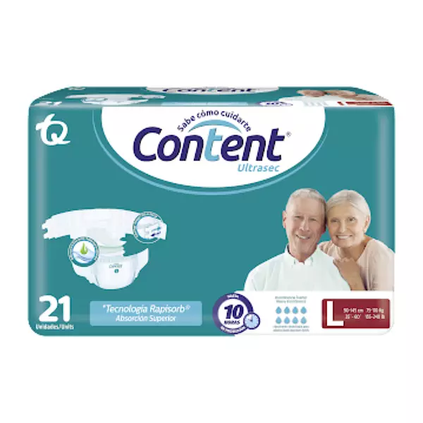 Pañales Content Ultrasec Talla L