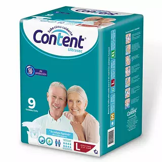 Pañales Talla L Content Ultrasec