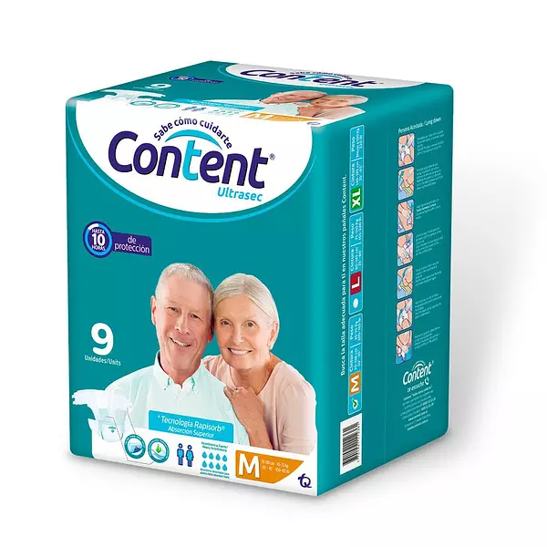 Pañales Talla M Content Ultrasec