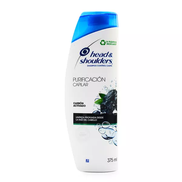 Shampoo Head And Shoulders Purificación Capilar Carbón