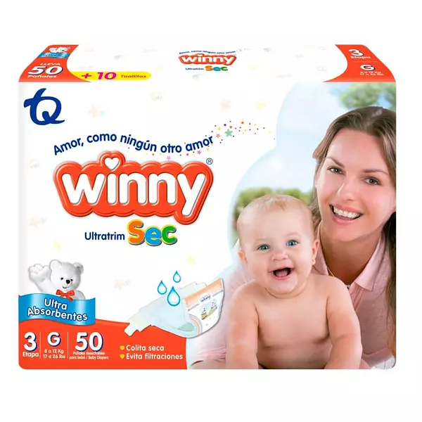 Pañales Winny Ultra Sec Etapa 3