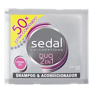 Shampoo Sedal Duo 2 De 1