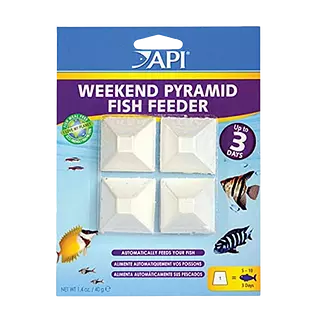 Api Comida Vacacional para Peces de Forma de Pirámide