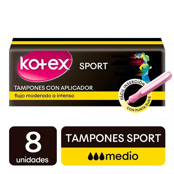 Tampon Kotex Aplicador Medio