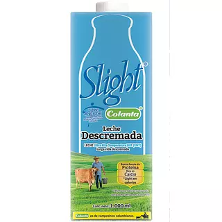Leche Colanta Descremada Slight