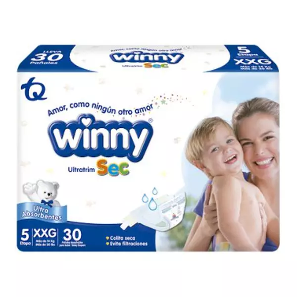 Pañales Winny Ultra Sec Etapa 5