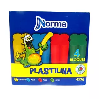 Plastilina Norma Paquete de 12 Unidades