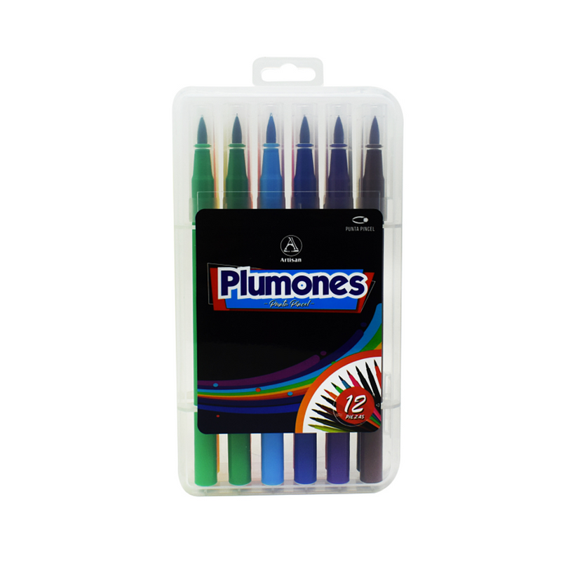 Plumones Punta Pincel Artisan X 48 Unidades