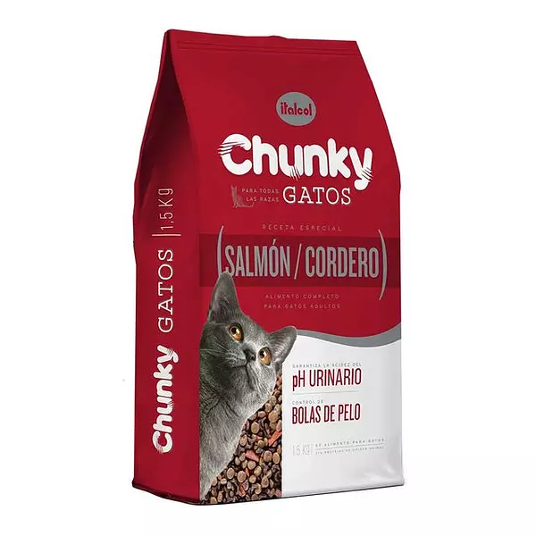 Chunky Gatos Salmón Y Cordero 1.5