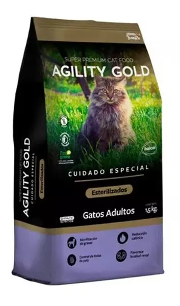 Agility Gold Gatos Esterilizados 1.5 Kg
