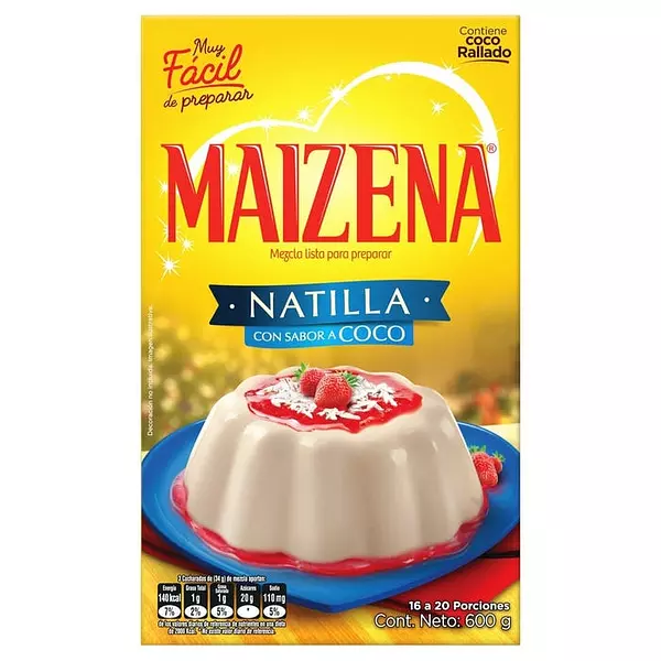 Natilla Maizena Coco