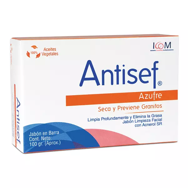 Jabon Antiacne Antisef Azufre