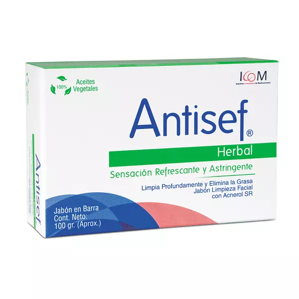 Jabon Antiacne Antisef Herbal