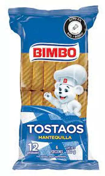 Tostadas Bimbo Sabor A Mantequilla