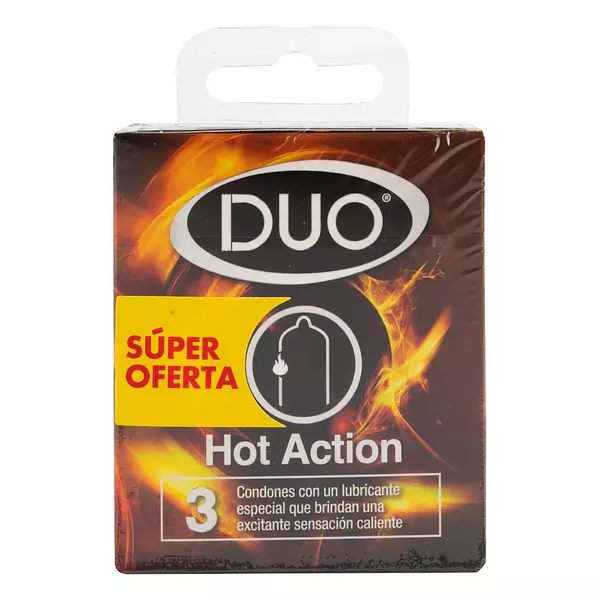 Preservativo Duo Hot Action