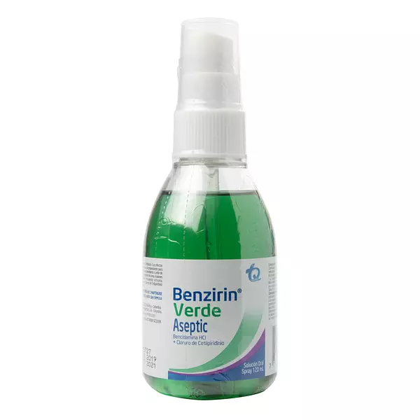 Benzirin Verde Spray Aseptic