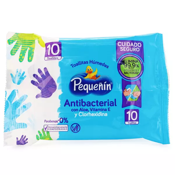 Toallas Húmedas Pequeñin Antibacterial