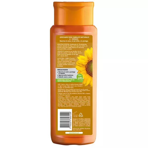 Champú Coloursafe Rubio 300 Ml Naturaleza Y Vida