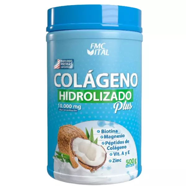 Colágeno Hidrolizado Plus 10.000 Mg Fmc Vital 500gr