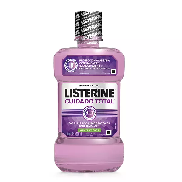 Enjuague Bucal Listerine Cuidado Total Menta Fresca