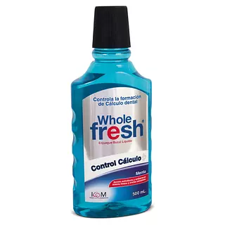 Enjuague Bucal Whole Fresh Control Calculo