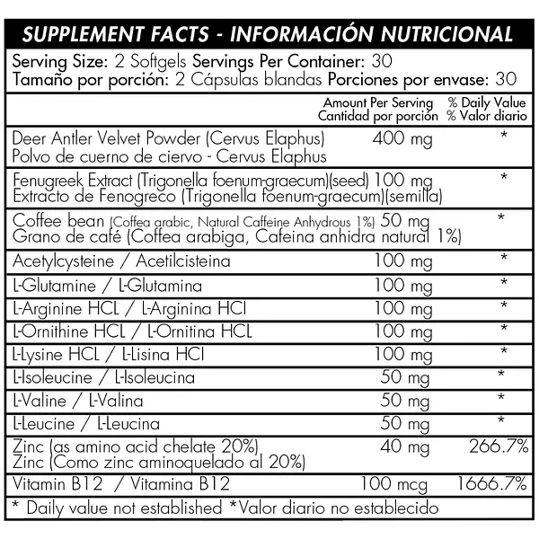 Hgh Advance 60 Softgels Healthy América