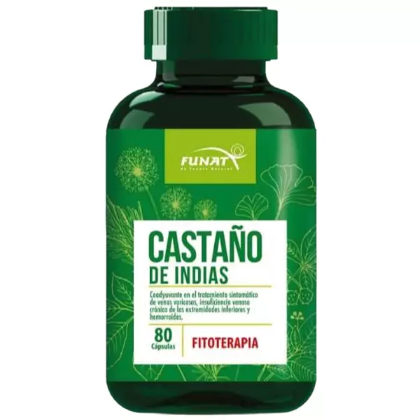 Castaño De Indias 300 Mg 80 Cápsulas Funat