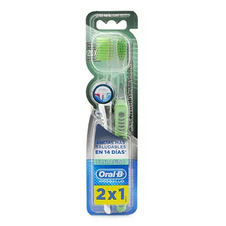 Cepillo Dental Oral B Suave Ultrafino 2x1