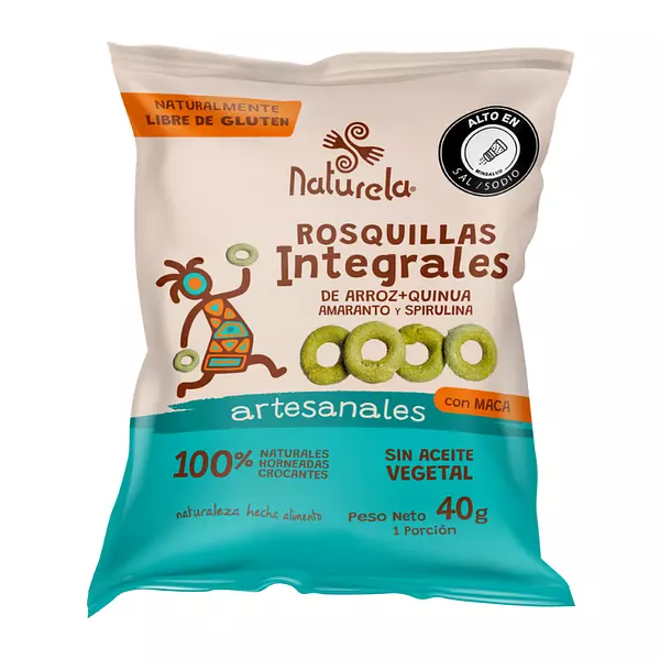 Rosquillas Integrales Arroz Quinua Maca Amaranto Y Spirulina