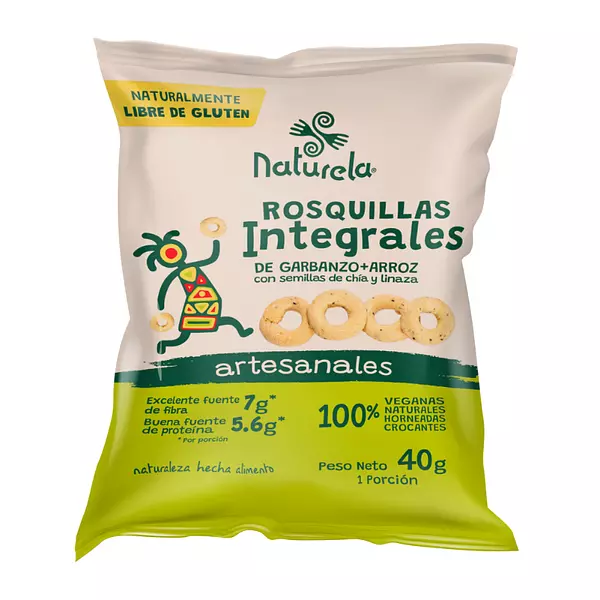 Rosquillas Integrales Arroz, Garbanzo Y Semillas De Chía